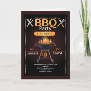 Cartes Pour Fêtes Annuelles Nous faisons la fête des fêtes du barbecue