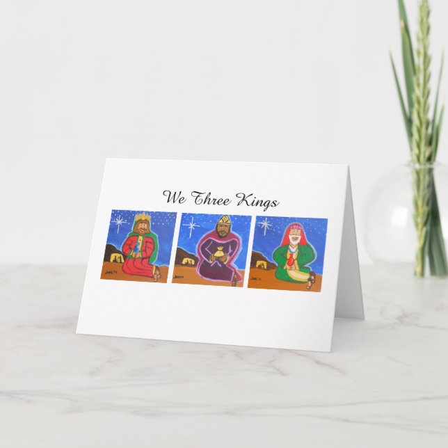 Cartes Pour Fêtes Annuelles Nous les trois Rois Card (Devant)