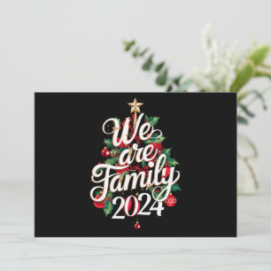 Cartes Pour Fêtes Annuelles Nous sommes des pyjamas assortis pour Noël 2024 de