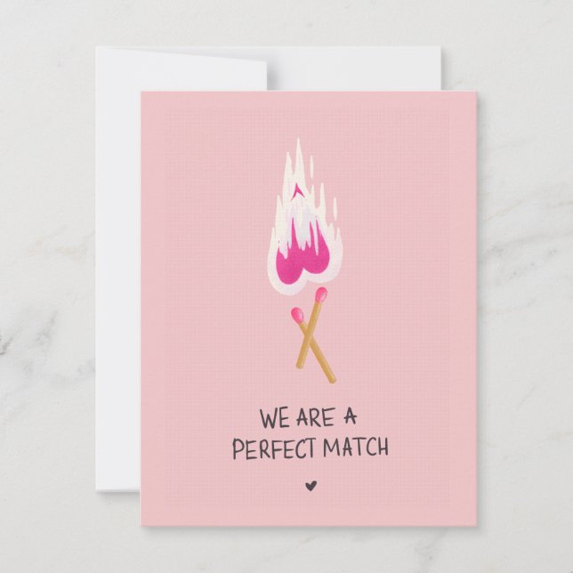 Cartes Pour Fêtes Annuelles Nous Sommes Parfaits (Devant)