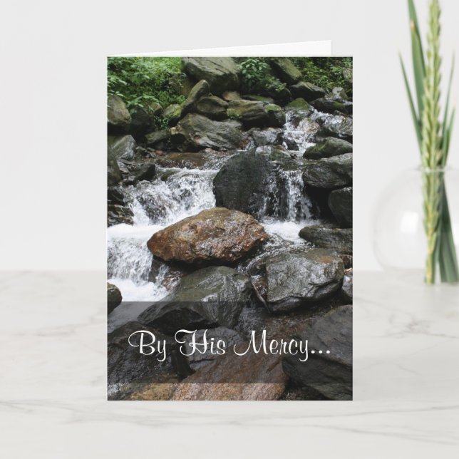 Cartes Pour Fêtes Annuelles Nous sommes sauvés par Sa Grace Titus 3:4-7 (Devant)