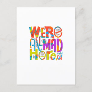 Cartes Pour Fêtes Annuelles Nous sommes tous fous ici