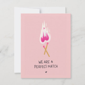 Cartes Pour Fêtes Annuelles Nous sommes un couple parfait
