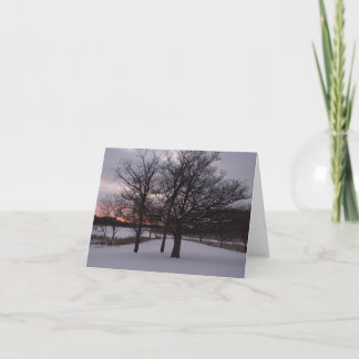 Cartes Pour Fêtes Annuelles Nous trois arbres….