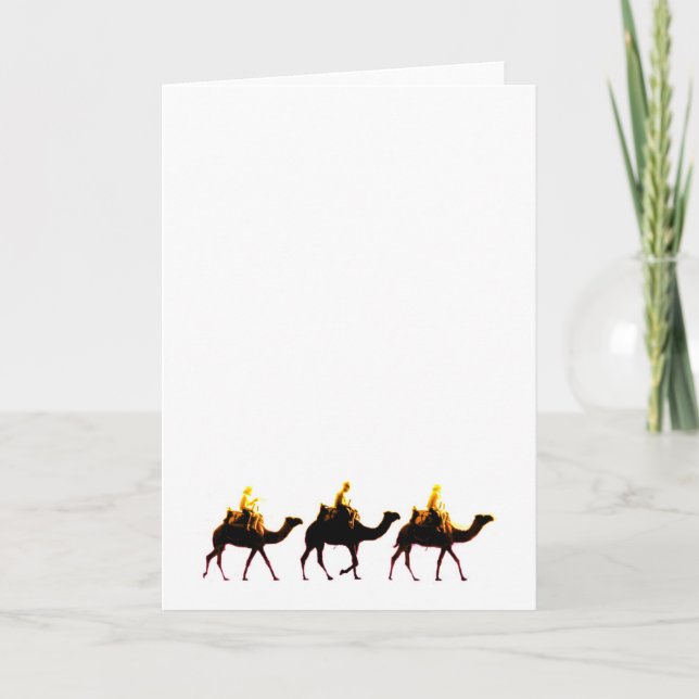 Cartes Pour Fêtes Annuelles Nous trois rois (Devant)