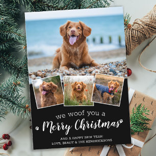 Cartes Pour Fêtes Annuelles Nous Vous Oublions Joyeux Noël Chien Animal de Com