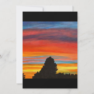 Cartes Pour Fêtes Annuelles Nouveau-Mexique Coucher de soleil : Le pays des fê