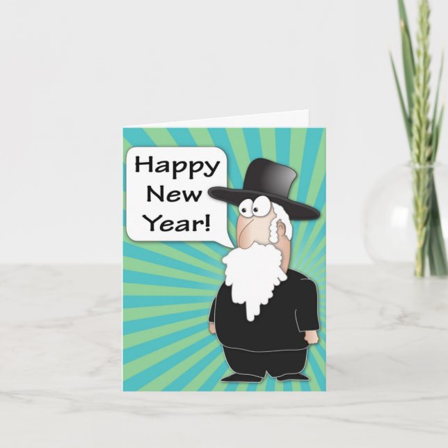 Cartes Pour Fêtes Annuelles Nouveau ouais - Rosh juif heureux HaShana "Shana (Devant)