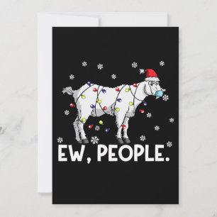 Cartes Pour Fêtes Annuelles Nouveaux gens Chèvre Cadeau Santa Funny Chèvre Noë