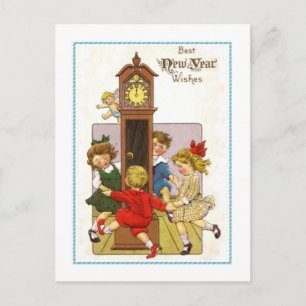 Cartes Pour Fêtes Annuelles Nouvel An vintage