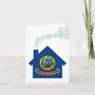 Cartes Pour Fêtes Annuelles nouvelle adresse de l'Idaho