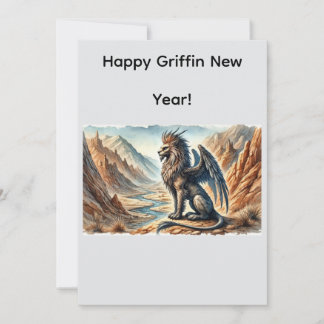 Cartes Pour Fêtes Annuelles Nouvelle année du griffon !