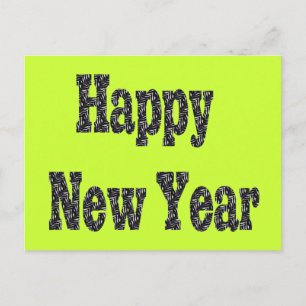 Cartes Pour Fêtes Annuelles nouvelle année heureuse