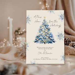 Cartes Pour Fêtes Annuelles Nouvelle maison pour les fêtes Noël déménager