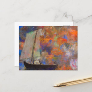 Cartes Pour Fêtes Annuelles Nuages de fleurs par Odilon Redon