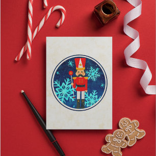 Cartes Pour Fêtes Annuelles Nuit de Noël étoilée vintage