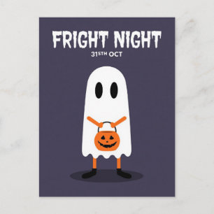Cartes Pour Fêtes Annuelles Nuit effrayante Halloween Mignon