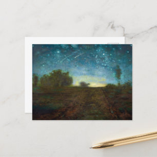 Cartes Pour Fêtes Annuelles Nuit étoilée par Jean-François Millet