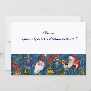 Cartes Pour Fêtes Annuelles NUIT père Noël ET NOËL