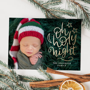 Cartes Pour Fêtes Annuelles Nuit Sainte Photo de Noël Religieux