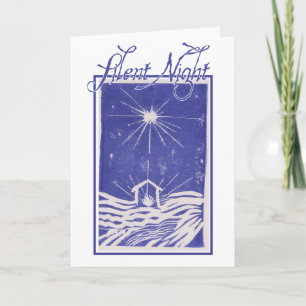 Cartes Pour Fêtes Annuelles Nuit silencieuse