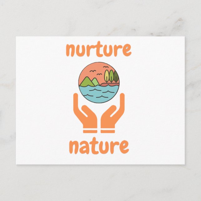 Cartes Pour Fêtes Annuelles Nurture of nature, life quotes  (Devant)
