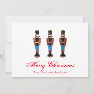 Cartes Pour Fêtes Annuelles Nutcracker Holiday Photo