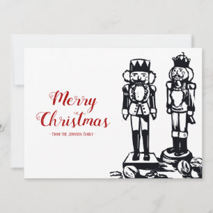 Cartes Pour Fêtes Annuelles Nutcracker Merry Christmas Card