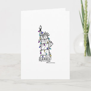 Cartes Pour Fêtes Annuelles NYC Noël Hanoukka Fêtes Lumières New York