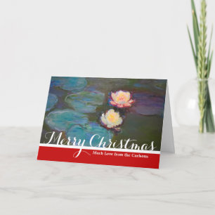 Cartes Pour Fêtes Annuelles Nymphéas de Monet Étang aux Nymphéas Peinture de N