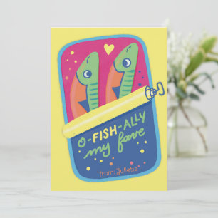 Cartes Pour Fêtes Annuelles O-fish-ally Mon préféré - Vacances de la Saint-Val