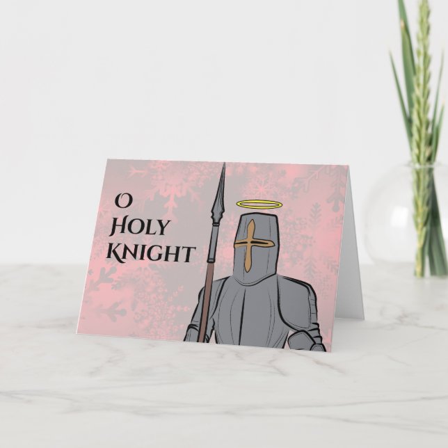 Cartes Pour Fêtes Annuelles O Holy Knight (Devant)
