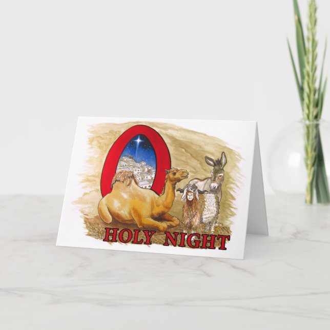 Cartes Pour Fêtes Annuelles O Holy Night (Devant)
