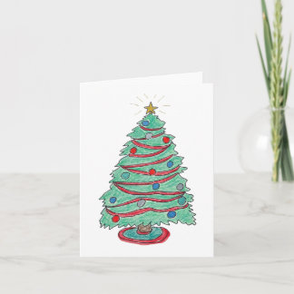 Cartes Pour Fêtes Annuelles Ô sapin de Noël