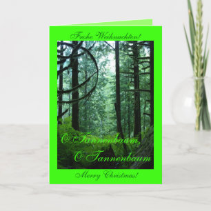 Cartes Pour Fêtes Annuelles O Tannenbaum, O Tannenbaum