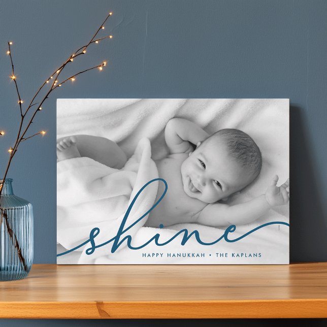 Cartes Pour Fêtes Annuelles Océan | Shine Script Hanoukka Photo (Créateur téléchargé)