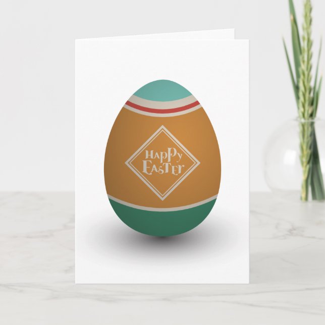 Cartes Pour Fêtes Annuelles oeuf de pâques (Devant)