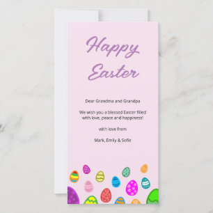 Cartes Pour Fêtes Annuelles Œufs de Pâques joyeux