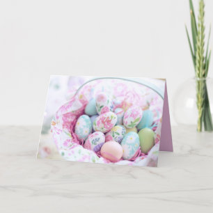 Cartes Pour Fêtes Annuelles Oeufs de Pâques peints