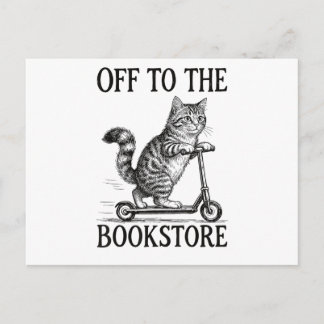 Cartes Pour Fêtes Annuelles Off to The Bookstore Reading Bookworm