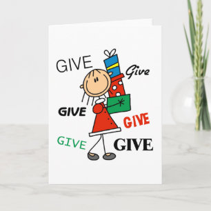 Cartes Pour Fêtes Annuelles Offrez-nous des cadeaux et des tee-shirts