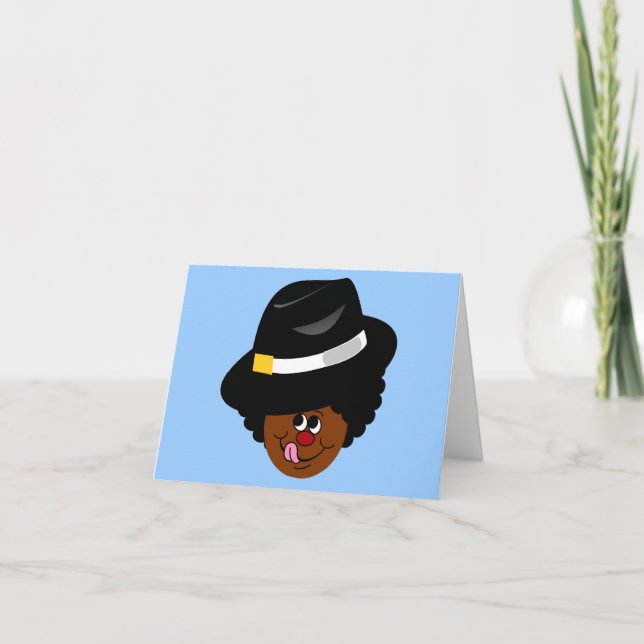 Cartes Pour Fêtes Annuelles OG Pimpgrim : Pèlerin de Gangsta Pimp (Devant)