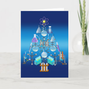 Cartes Pour Fêtes Annuelles Oh Chemistry, Oh Chemist Tree Noël