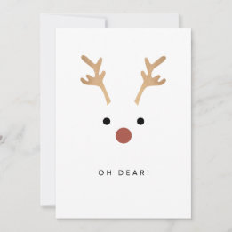 Cartes Pour Fêtes Annuelles Oh Deer