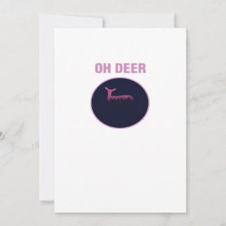 Cartes Pour Fêtes Annuelles Oh Deer Modern Aesthetic
