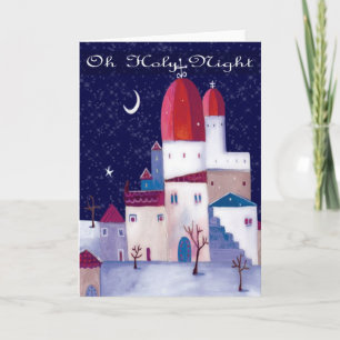 Cartes Pour Fêtes Annuelles Oh Holy Night Card
