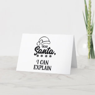 CARTES POUR FÊTES ANNUELLES OH NON...IL VOIT QUE NOUS SOMMES LORSQUE NOUS **DO