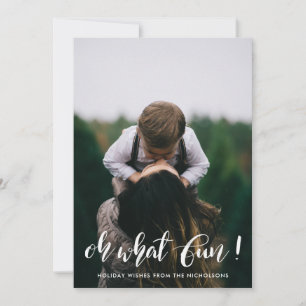 Cartes Pour Fêtes Annuelles Oh Quel Amusant blanc photo de vacances