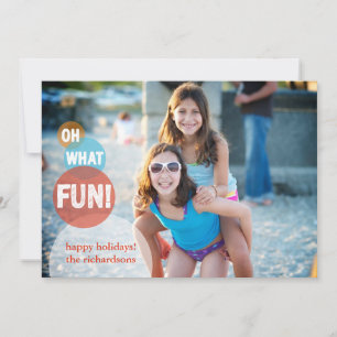 Cartes Pour Fêtes Annuelles Oh quel amusement