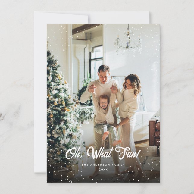 Cartes Pour Fêtes Annuelles Oh, quelle photo amusante Noël (Devant)